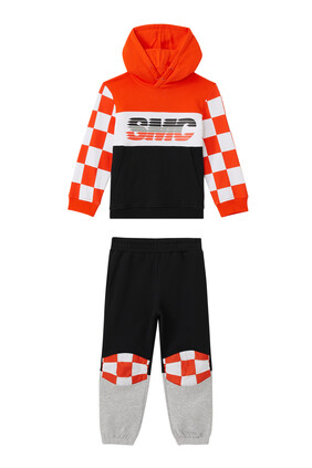 Racing Logo-Print Sweatsuit